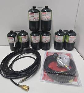 lot 337 image: 8 Brand New Coleman Propane Canisters & Accessories