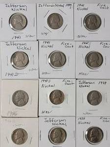 lot 23 image: 16 - War Nickels