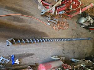 lot 48 image: 169 Tapered Auger or Soil Drill