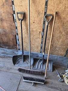 lot 69 image: Snow Shovels and Brooms