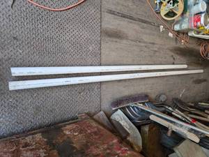 lot 73 image: Lot of 2 - 2-inch SCH 40 DWVPVC Pipes and Misc Other Hardware Items