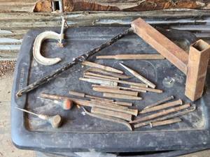 lot 92 image: Punches, Awls, C Clamp
