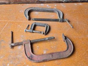 lot 109 image: Lot of 3 C-Clamps