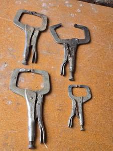 lot 110 image: Lot of 4 Locking C-Clamps