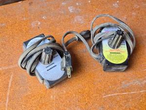 lot 125 image: Lot of 2 Zerostart Cold Weather Block Heaters - Warmed Up When Plugged In