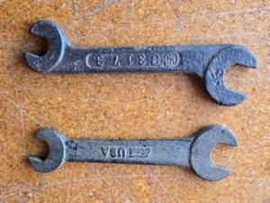 lot 133 image: Lot of 2 Vintage Wrenches Ford and IH