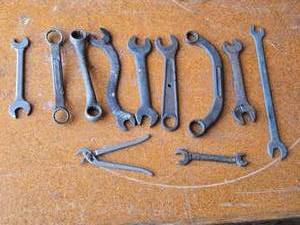lot 134 image: Lot of Miscellaneous Wrenches and Hand Tools some marked with AUTO-KIT, DROP FORGED, and MADE IN USA.
