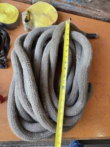 lot 142 image: Tow Rope, Straps, and Lifting Strap