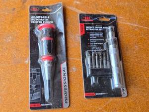 lot 147 image: Adjustable Automatic Center Punch and Impact Driver and Extractor Set