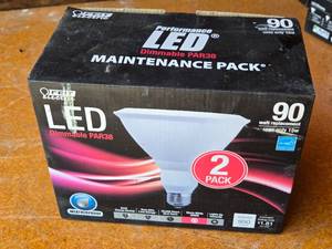 lot 172 image: Feit Electric LED Dimmable PAR38 Bulb Maintenance Pack