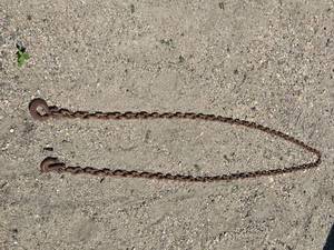 lot 230 image: Chain with Hooks - Approx. 15