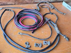 lot 242 image: Battery Cables and Welder Wire