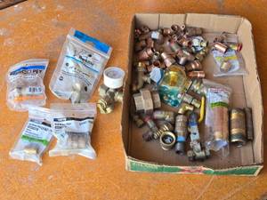 lot 250 image: Mixed Copper and Other Plumbing Fittings