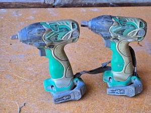 lot 282 image: John Deere Cordless Impact Wrench Set - No Batteries