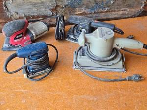 lot 284 image: Skil, Black & Decker, Porter Cable, and Ryobi Sanders - work
