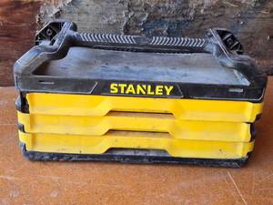lot 310 image: Stanley Socket Organizer with Drawers - Does Have a Couple Broken Clips