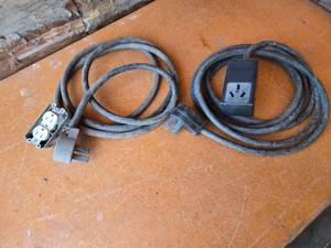 lot 316 image: Heavy Duty Extension Cords with Plugs and Outlets