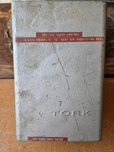 lot 319 image: Tork Model W100 Seven Day Calendar Dial Time Switch