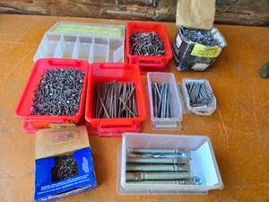 lot 374 image: Lot of Mixed Fasteners and Hardware