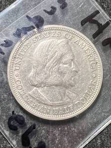lot 53 image: 1892 US COLOMBIAN EXPO HALF DOLLAR