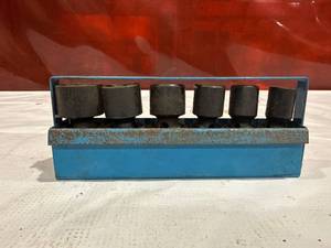 lot 357 image: Matco Tools 12″ Drive Impact Swivel Socket Set 12″-78″ with Holder