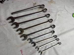 lot 509 image: Professional Combination Wrenches by 4C, Sizes 716 to 1516