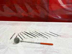 lot 529 image: Precision Tools with Mirror and Handle