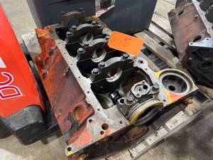 lot 110 image: Engine Block Casting with Visible Cap Marking ‘GM 3412’