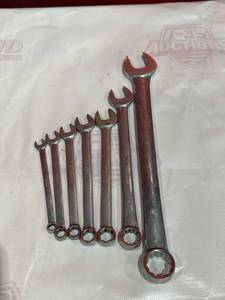 lot 311 image: Snap-On Combination Wrenches in SAE Sizes