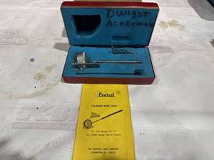 lot 337 image: Central Tool Co. Cylinder Bore Gauge Set with Case