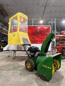 John Deere TRS24 Snow Blower with Weather Enclosure
