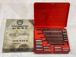lot 389 image: Mac Tools Screw Extractors Set No. SE10 with Original Box