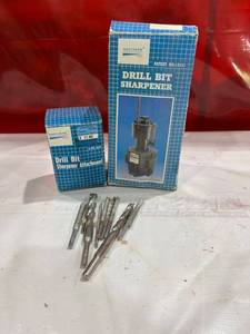 lot 390 image: General Drill Bit Sharpener With Replacements in Original Boxes