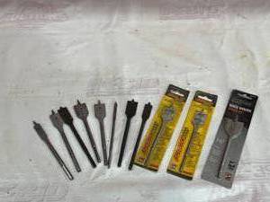 lot 549 image: Wood Boring Spade Drill Bits