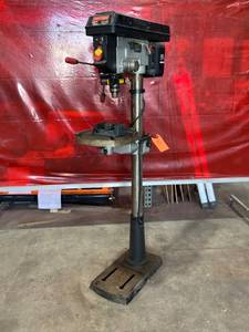 lot 415 image: Craftsman 15 Inch Floor Drill Press with Laser Trac and 1.0 HP Motor