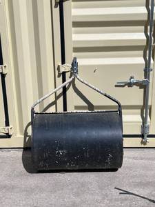 lot 821 image: AgriFab Steel Lawn Roller with Towing Handle