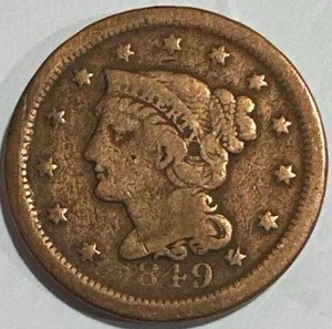 1849 Large Cent