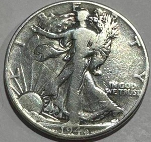 lot 10 image: 1946 Walking Half Dollar
