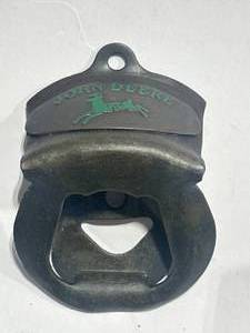 lot 25 image: John Deere Metal Bottle Opener