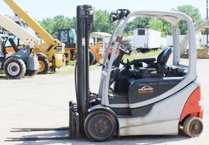 Linde Electric Forklift RX 60-25 C, 6000 lbs Capacity