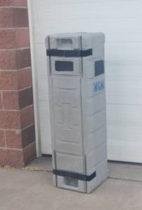 lot 17 image: Hard Case Heavy Duty Equipment Storage & Road Travel Case On Wheels, Measures 54 x 15 x 15, Great For Rifle Storage