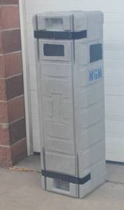 lot 31 image: Hard Case Heavy Duty Equipment Storage & Road Travel Case On Wheels, Measures 54 x 15 x 15, Great For Rifle Storage