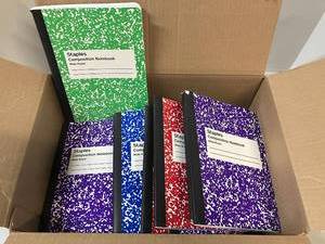 lot 109 image: Wide Ruled Composition Notebooks