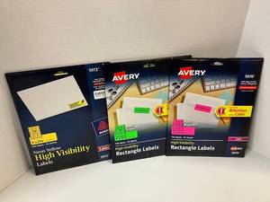 lot 45 image: High Visibility Labels