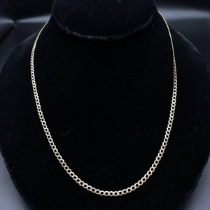 lot 27 image: Textured Mariner Link Chain Necklace in 14k Yellow Gold