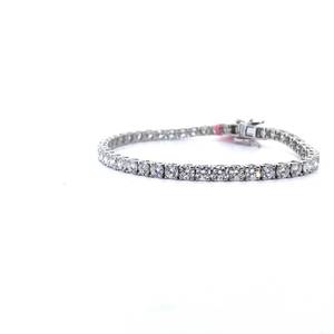 Classic 9 Carat Diamond Tennis Bracelet in Platinum *VIDEO*