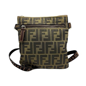 lot 31A image: Fendi Brown FF Canvas Crossbody Bag Pre-Owned Retail $1,200