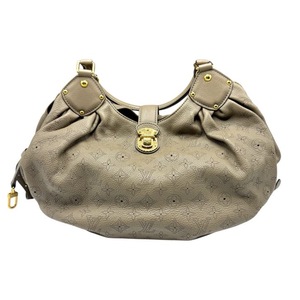 lot 18A image: Louis Vuitton Greige Mahina XL Tote Bag Pre-Owned Retail $4,500