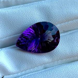 lot 14C image: 20 Carat Natural Amethyst  Custom Pear Fantasy Cut Estimated Retail $900 VIDEO