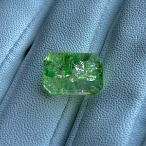 lot 58 image: 10.14 Carat Octagonal Cut Natural Green Gemstone (Unidentified)